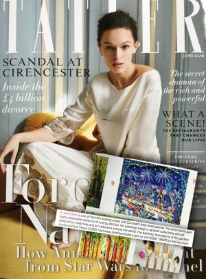 Tatler Magazine features major John Dyer Painting of the island of Tresco. John Dyer Gallery