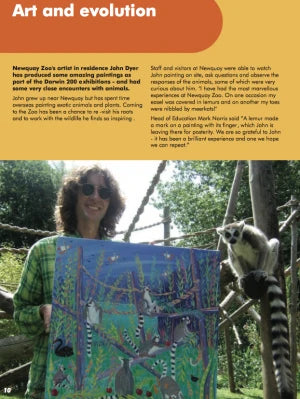 Artist John Dyer is in Zoo News ! John Dyer Gallery