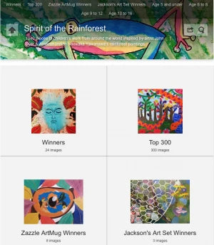 1041 children inspired by Tribal Culture & the Rainforest John Dyer Gallery