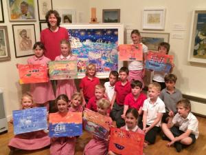 Hundreds of pupils inspired by John Dyer Tall Ships art workshops John Dyer Gallery