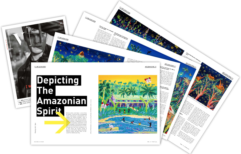 Vamp Magazine features artist John Dyer in the Earth Issue - John Dyer Gallery