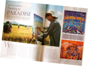 Artists and Illustrators Magazine write major feature on John Dyer’s Environmental paintings