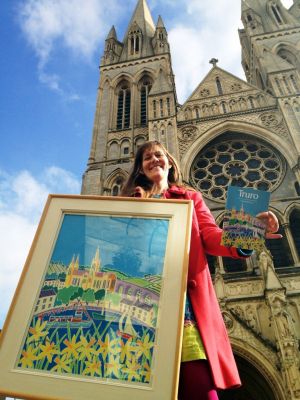 Joanne Short Painting Commissioned for Truro City Guide John Dyer Gallery