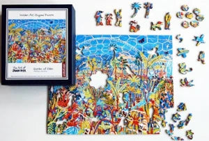 John Dyer Eden Project Art Wooden Puzzle John Dyer Gallery