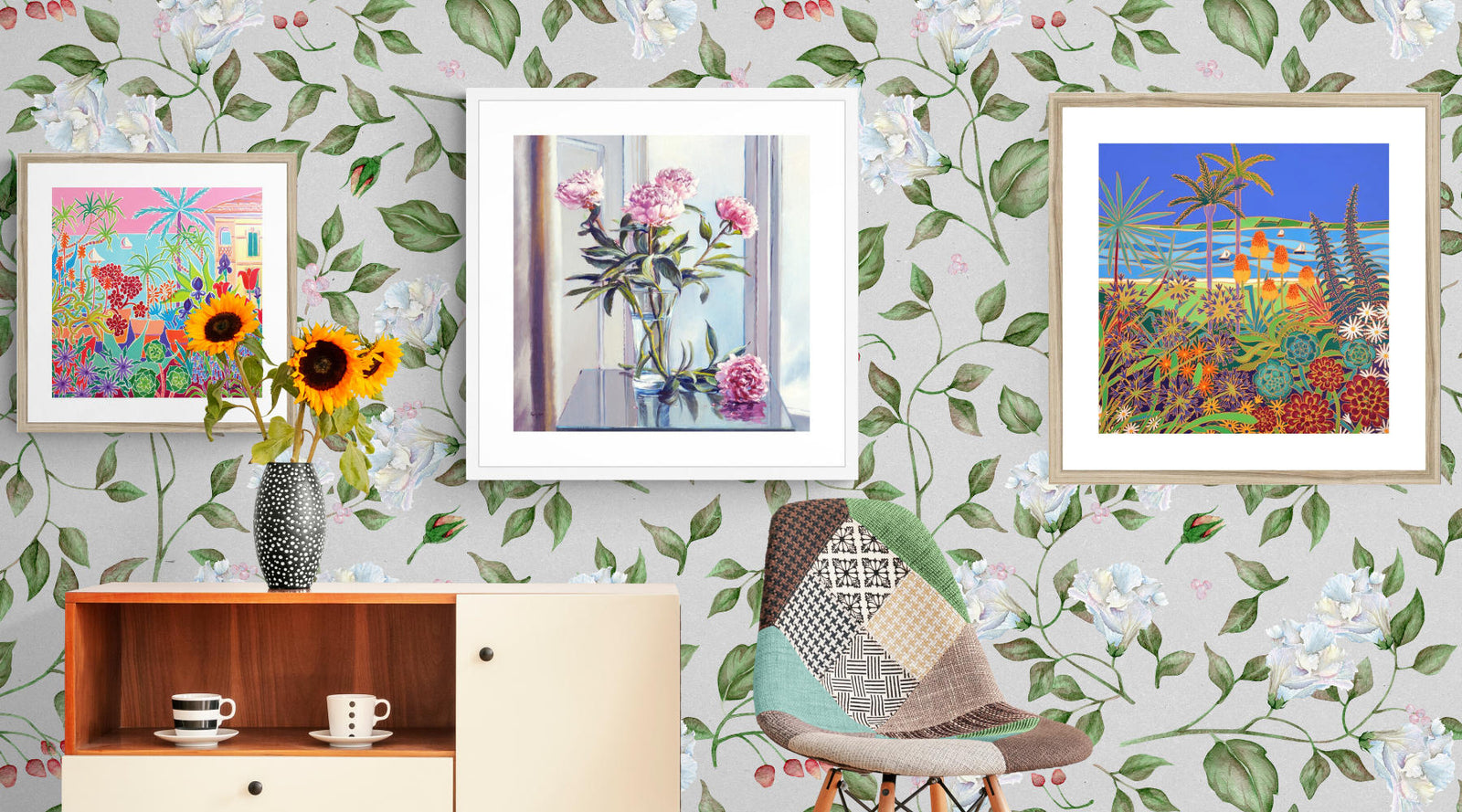 Floral art prints available at the John Dyer Gallery