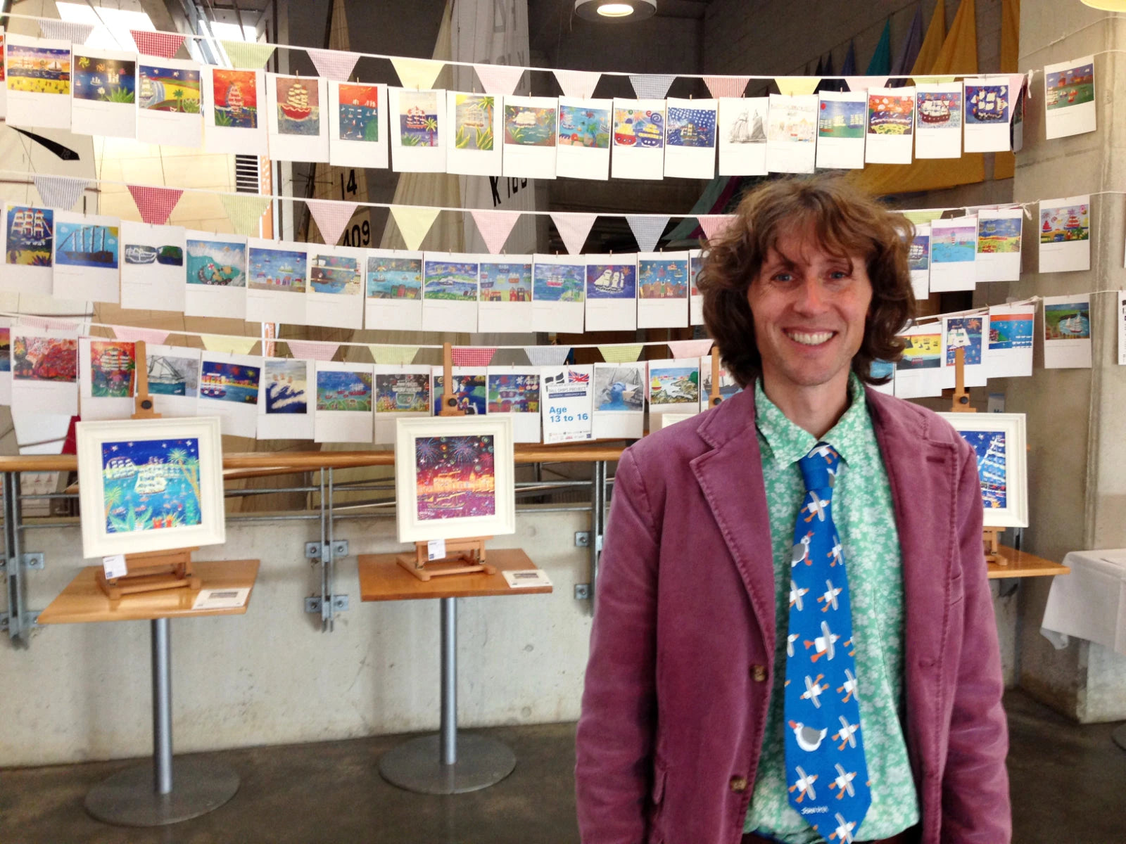 Grande Finale – Artist John Dyer - Tall Ships Art - National Maritime Museum Cornwall John Dyer Gallery