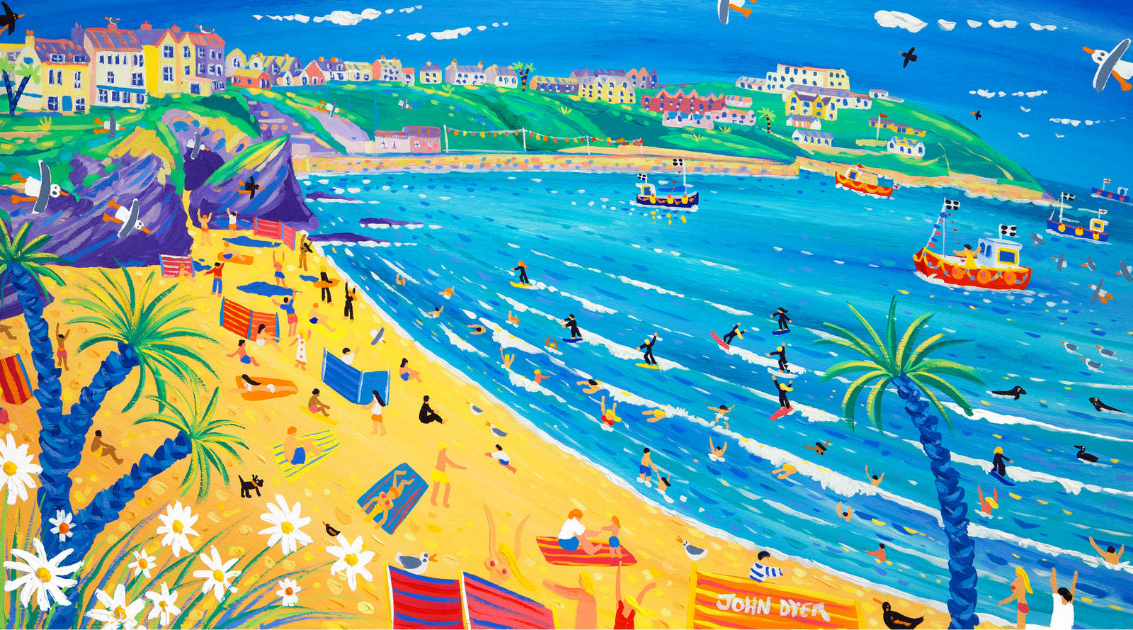 Newquay Art & Prints: A Cornish Collection for Art and Beach Lovers John Dyer Gallery