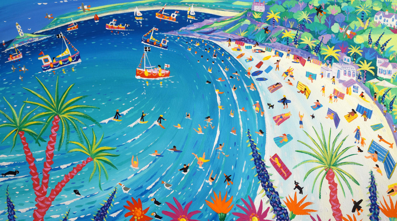 Seascape paintings at the John Dyer Gallery