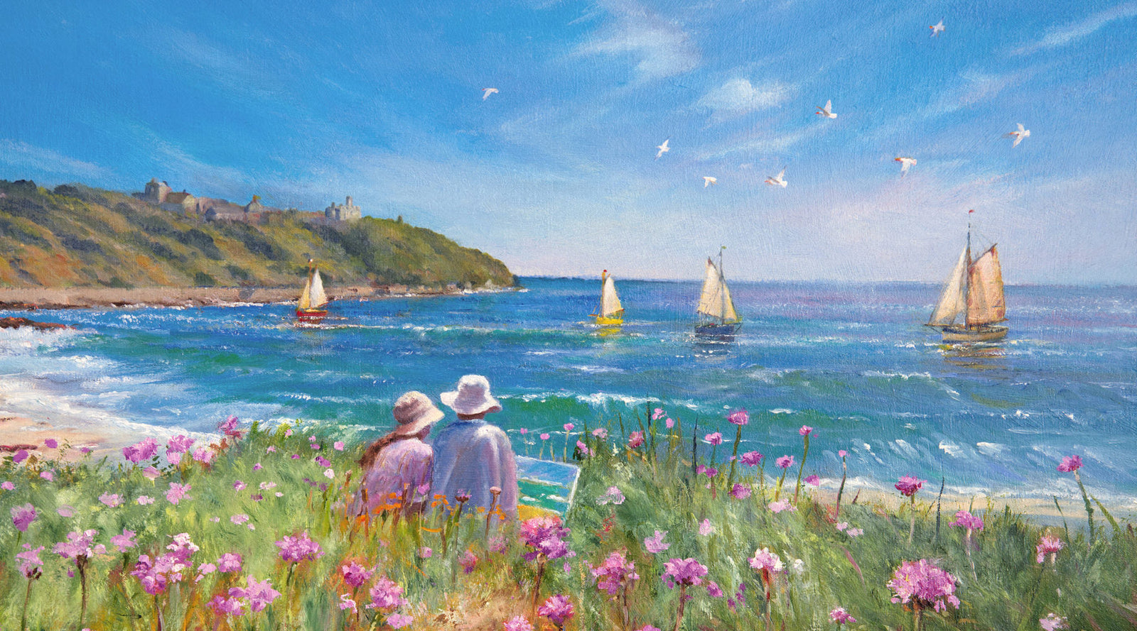 Beach Paintings, Beach Art, and Beach Posters: Beautiful Views of Cornish Beaches John Dyer Gallery
