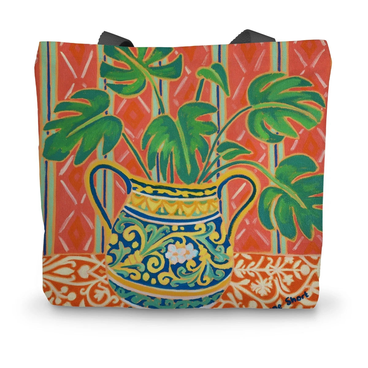 Cheese Plants by Joanne Short Canvas Tote Bag Joanne Short