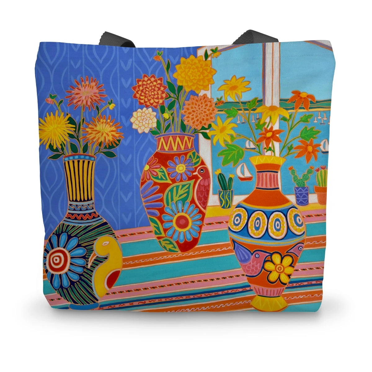 Mexican Fiesta by Joanne Short Canvas Tote Bag Joanne Short