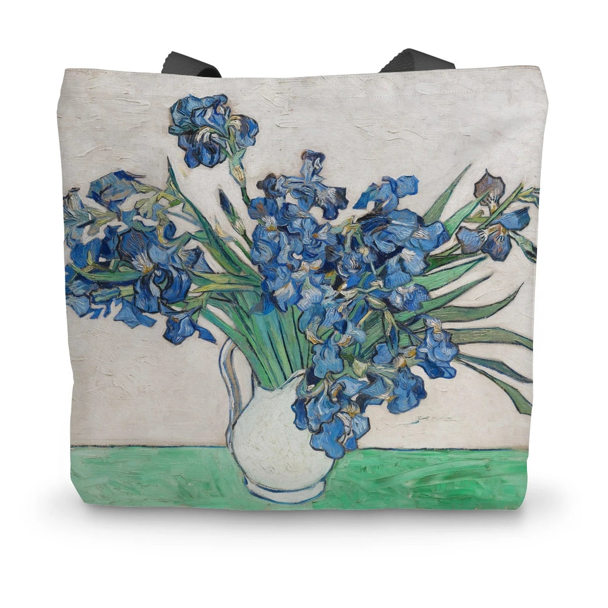 Irises by Vincent Van Gogh. Classic Art Canvas Tote Bag Vincent Van Gogh