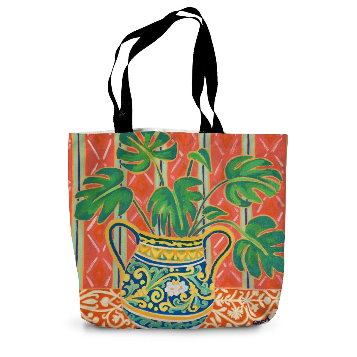 Cheese Plants by Joanne Short Canvas Tote Bag Joanne Short