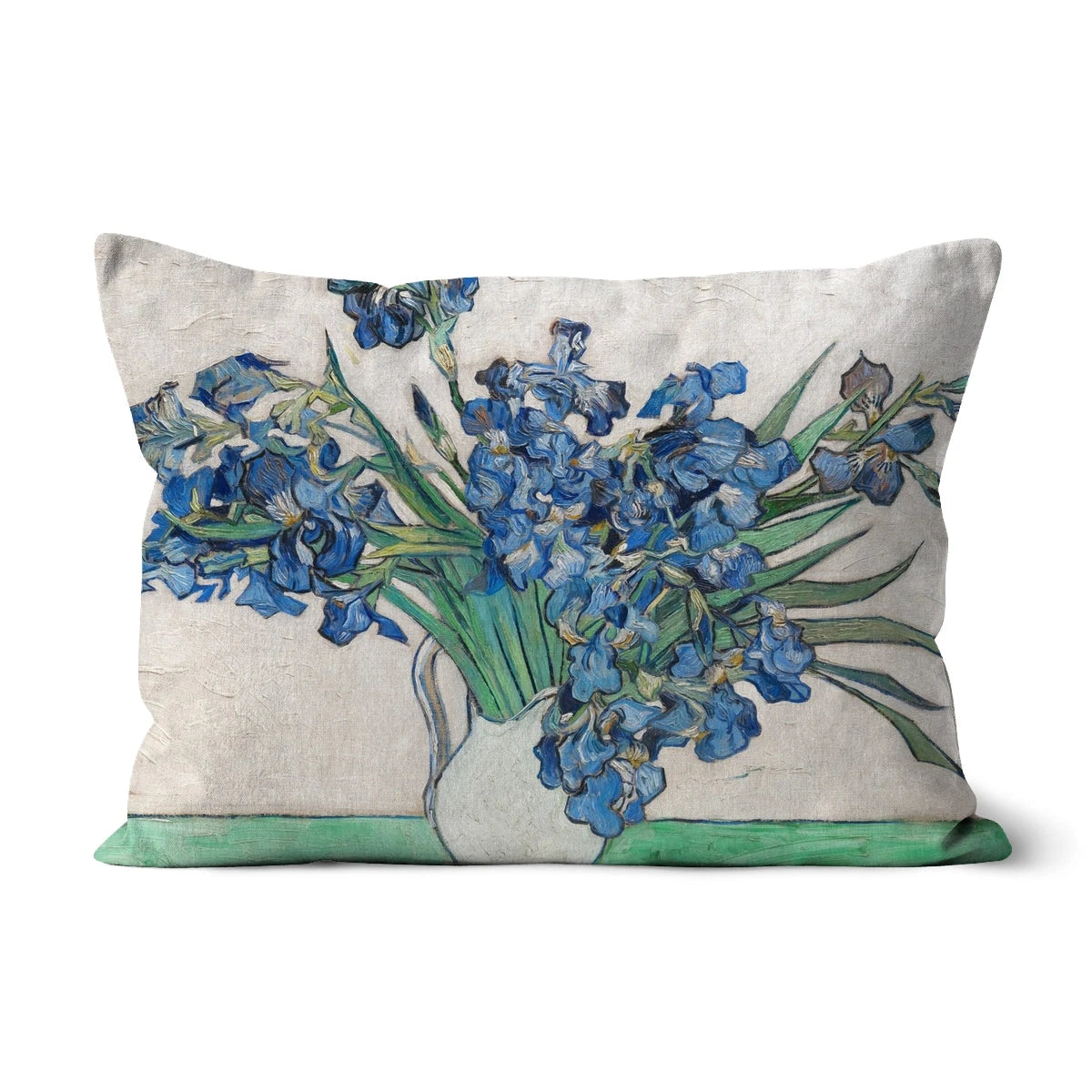 Irises. Classic Art Cushion by Vincent Van Gogh