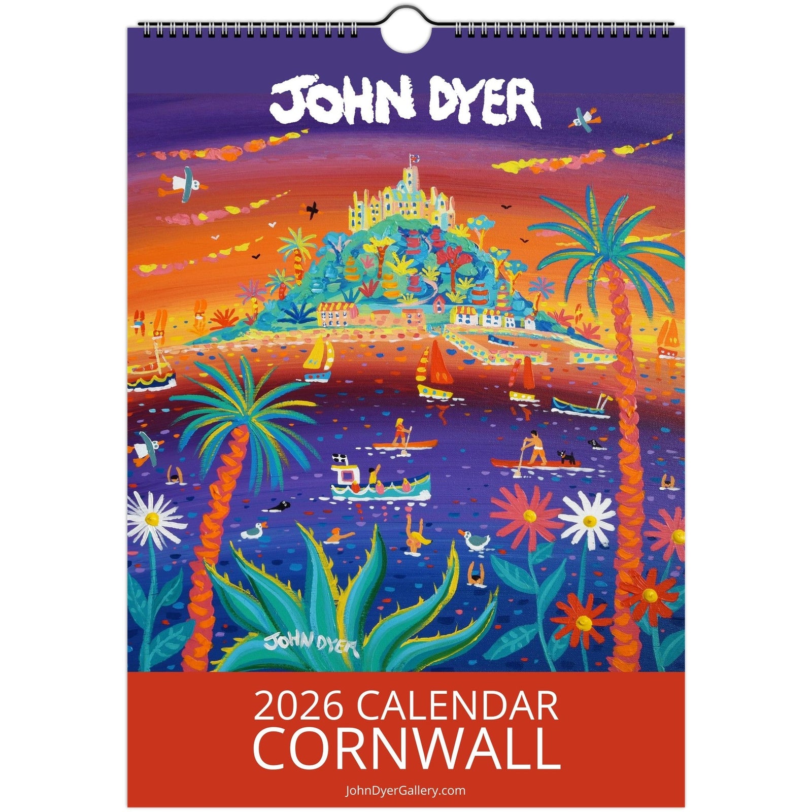 A4 | A3 | John Dyer 2026 Cornwall Art Wall Calendars (Global) John Dyer Gallery