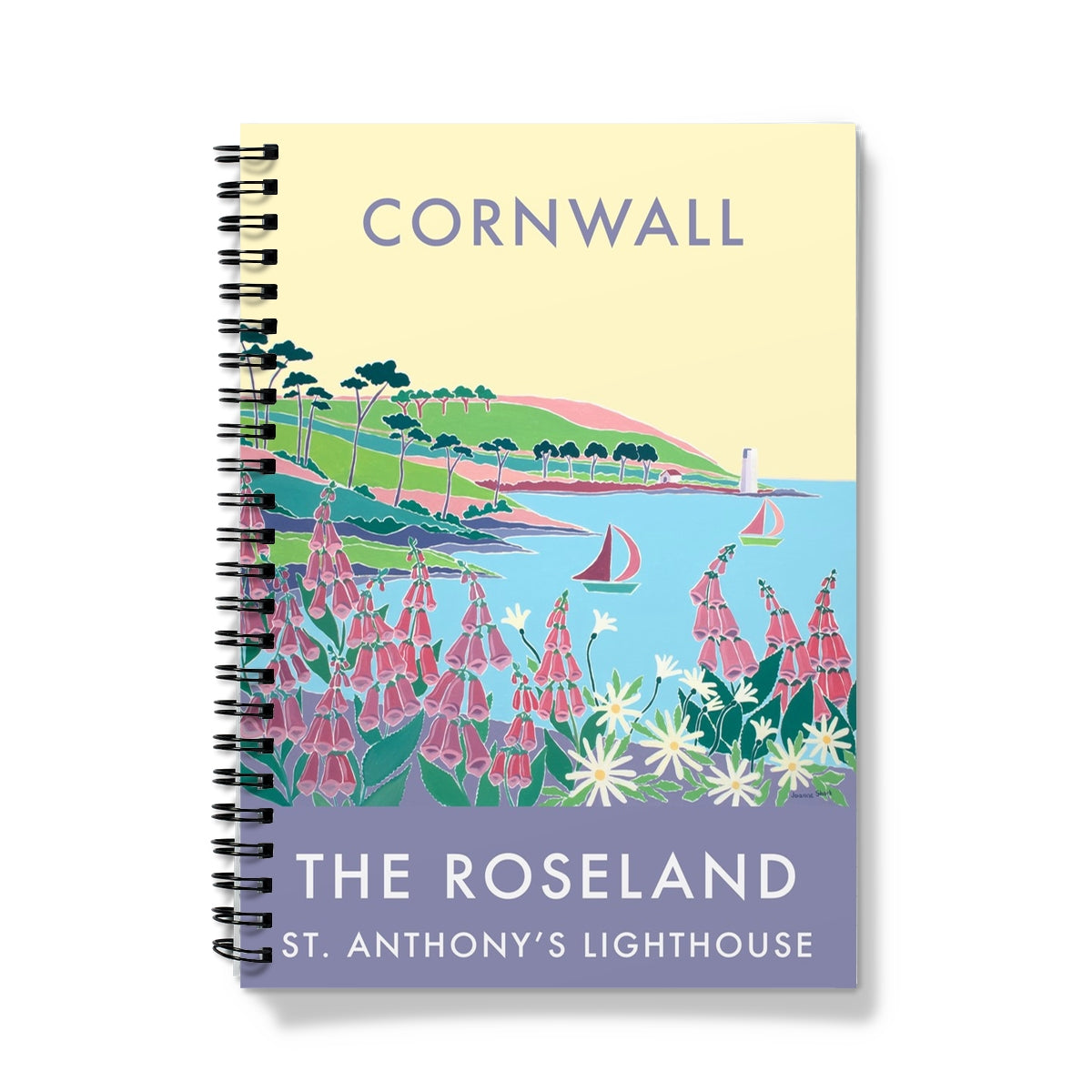 Roseland, Cornwall. Contemporary Art Notebook by Joanne Short