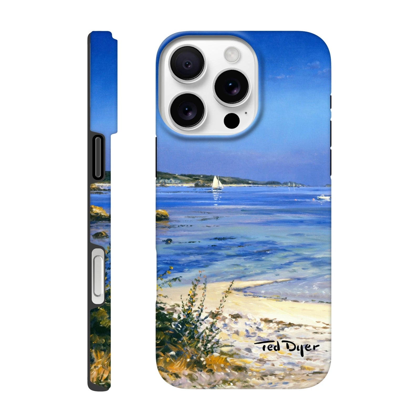 Tough Art Phone Case. Tresco, Isles of Scilly. Artist Ted Dyer. Cornwall Art Gallery Ted Dyer