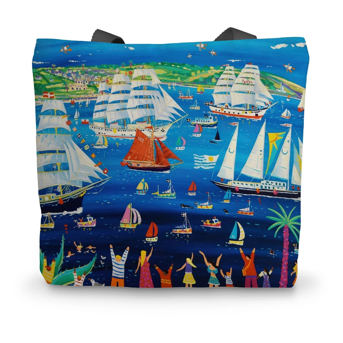 Tall Ships Races Falmouth by John Dyer Canvas Tote Bag John Dyer
