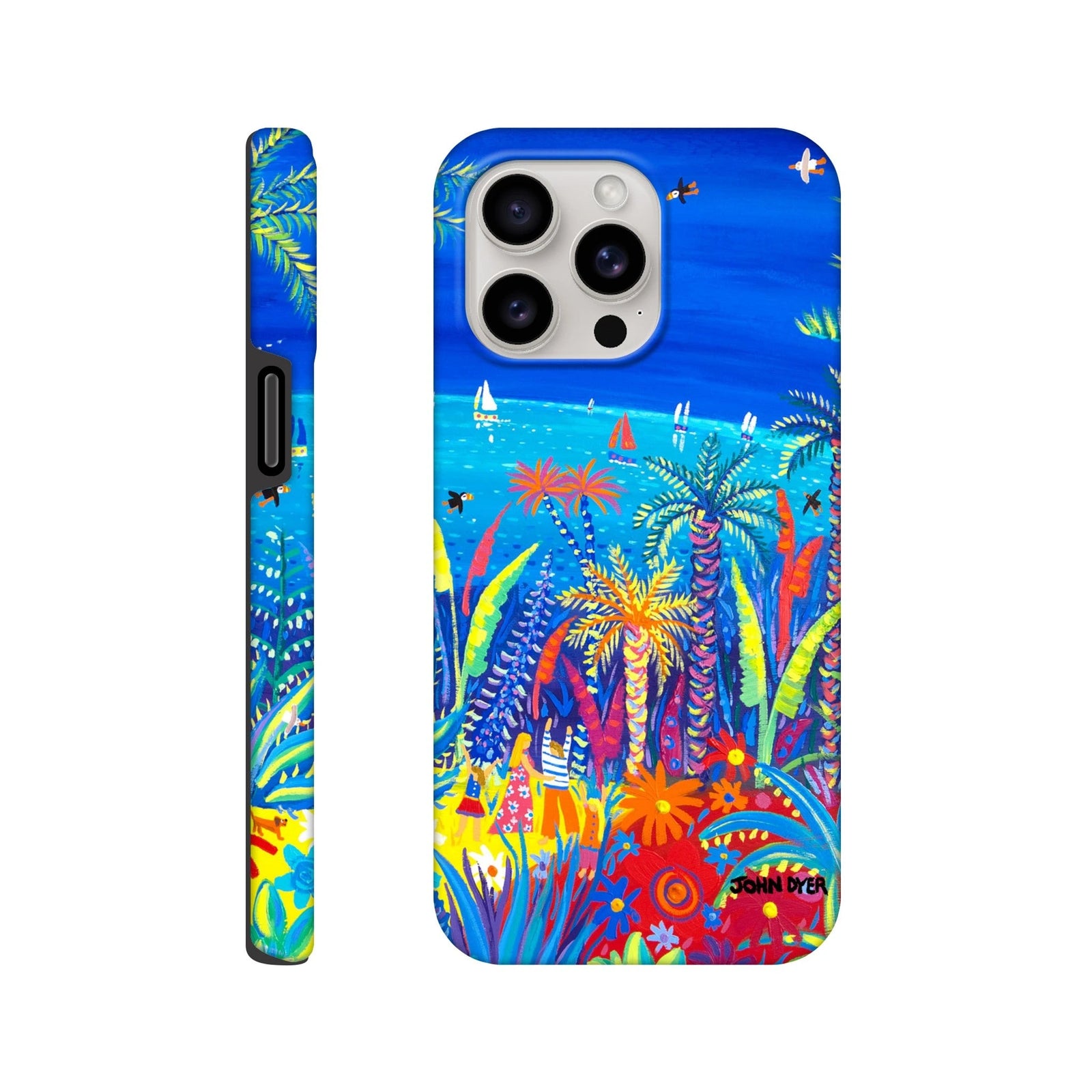 Tough Art Phone Case. Tresco Abbey Gardens. Artist John Dyer. Cornwall Art Gallery John Dyer