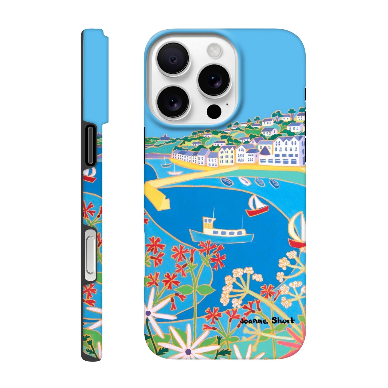 Tough Art Phone Case. St Mawes. Artist Joanne Short. Cornwall Art Gallery Joanne Short