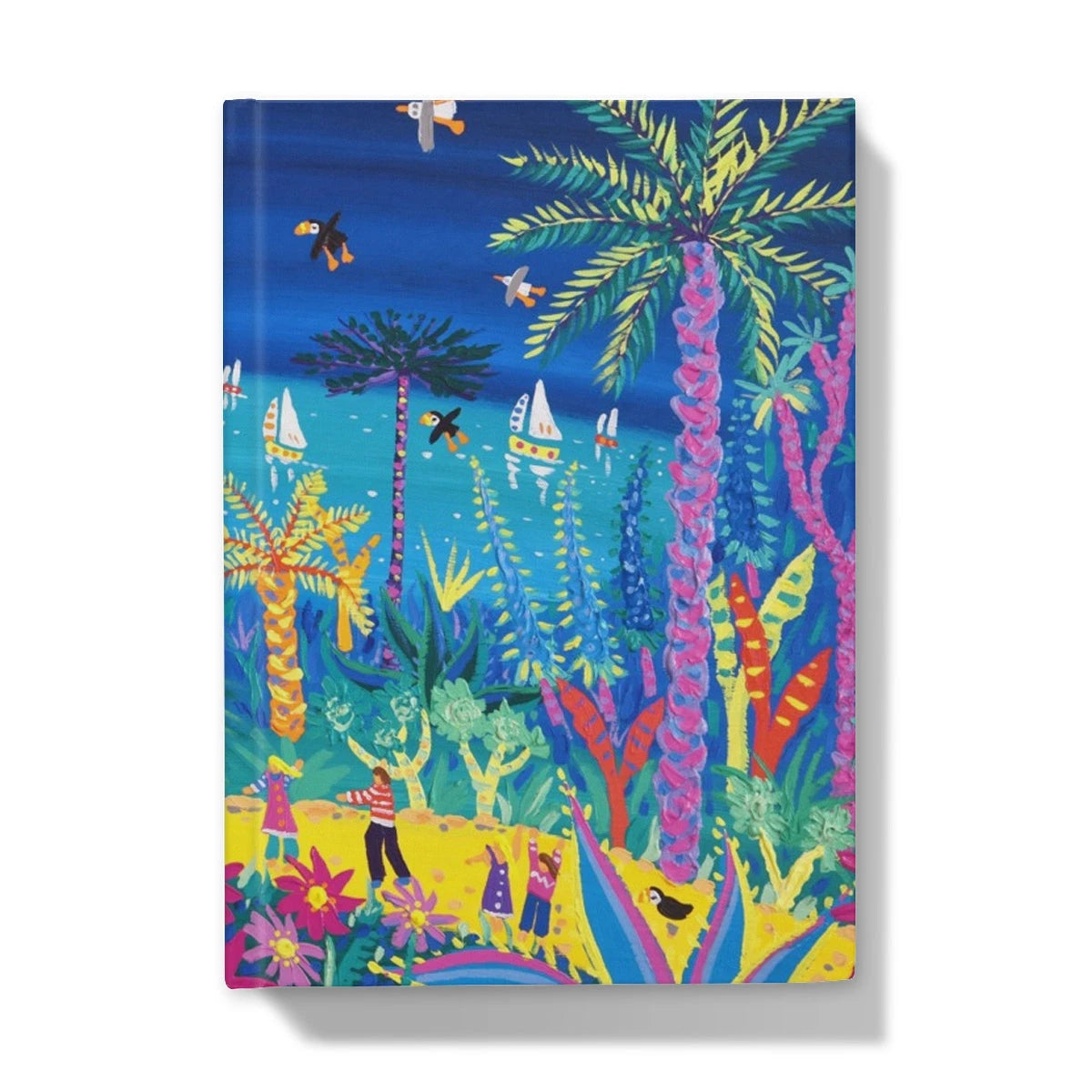 John Dyer Art Hardback Notebook Journal. Tresco Abbey Garden John Dyer