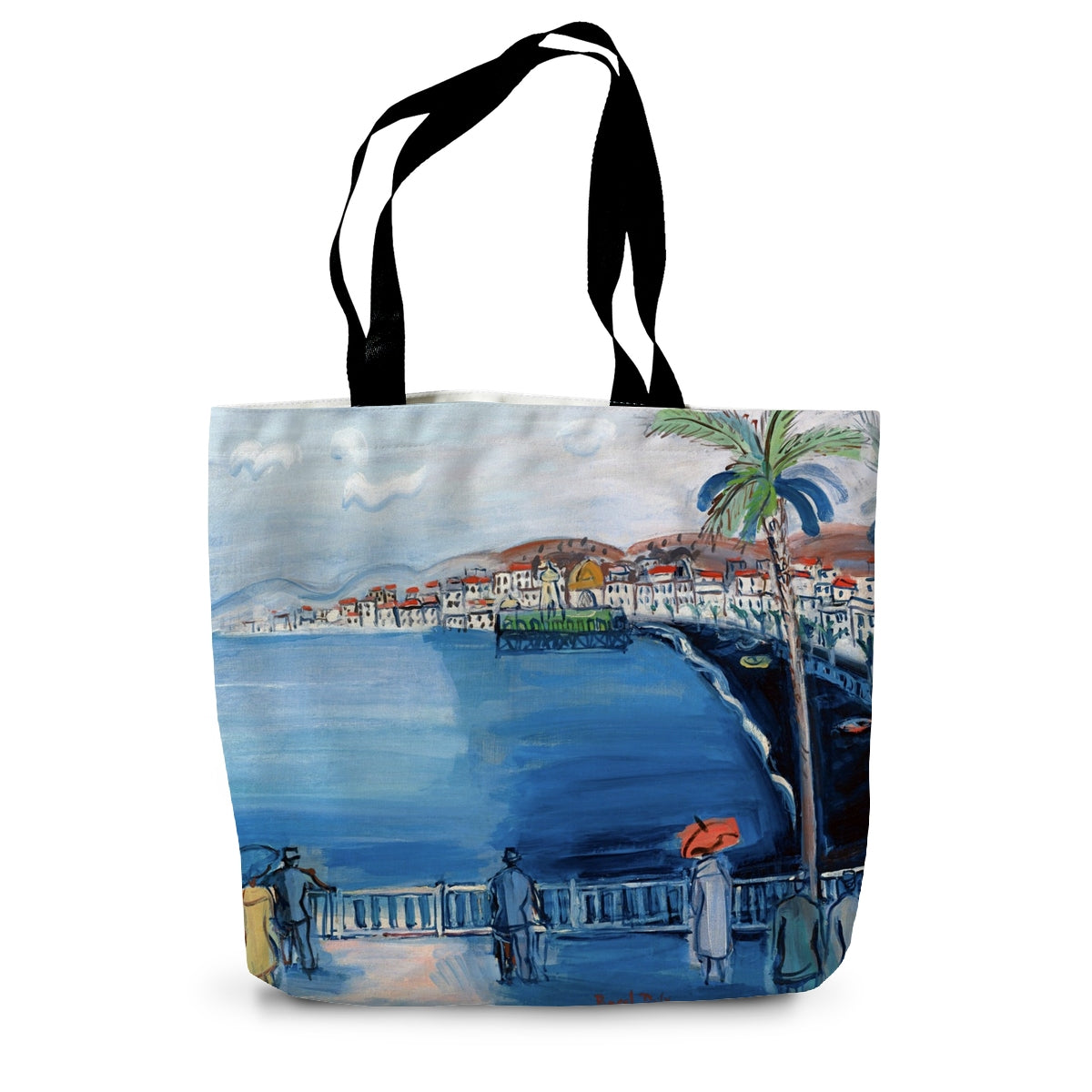 Baie des Anges, Nice, France by Raoul Dufy. Classic Art Canvas Tote Bag