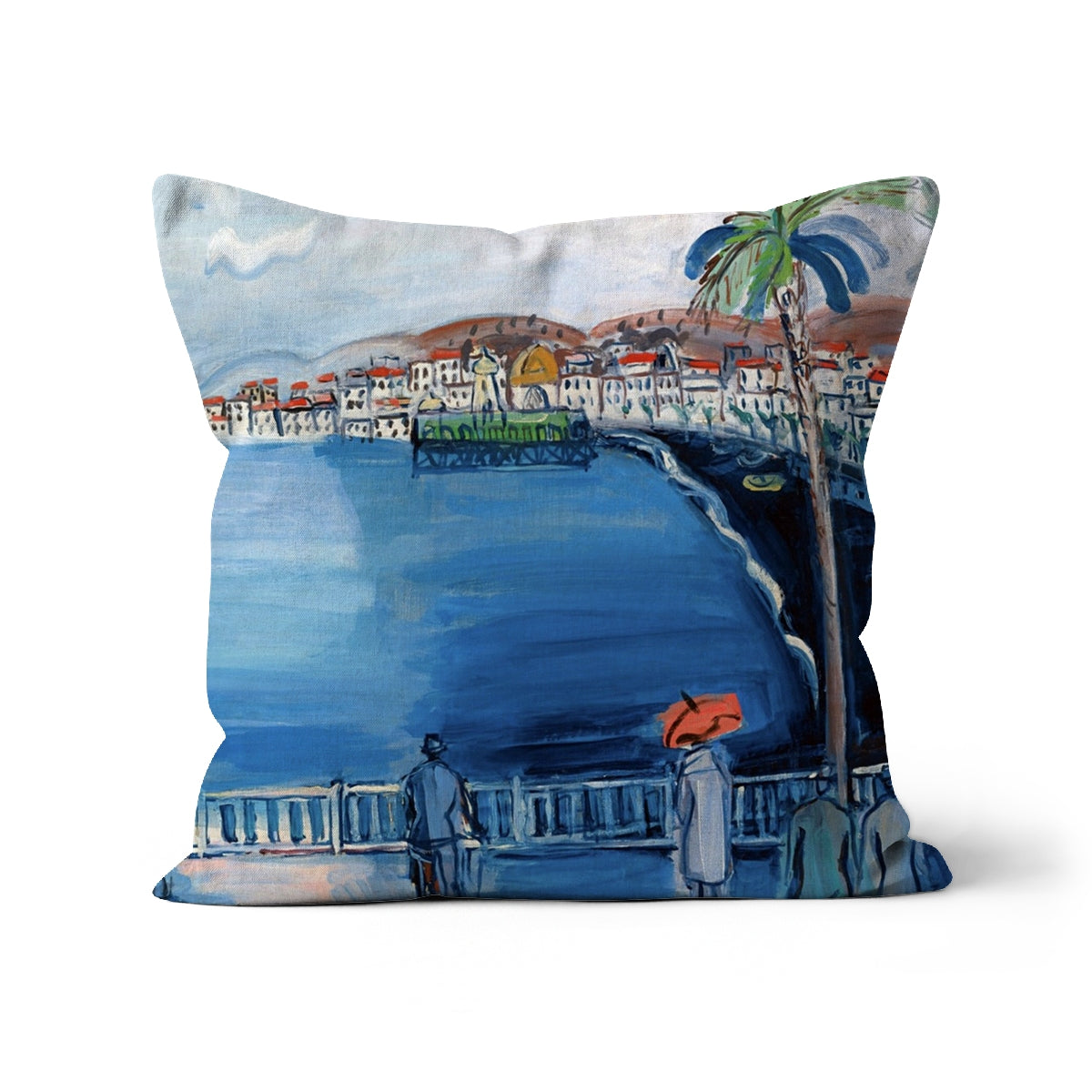 'Baie des Anges, Nice, France' Classic Art Cushion by Raoul Dufy
