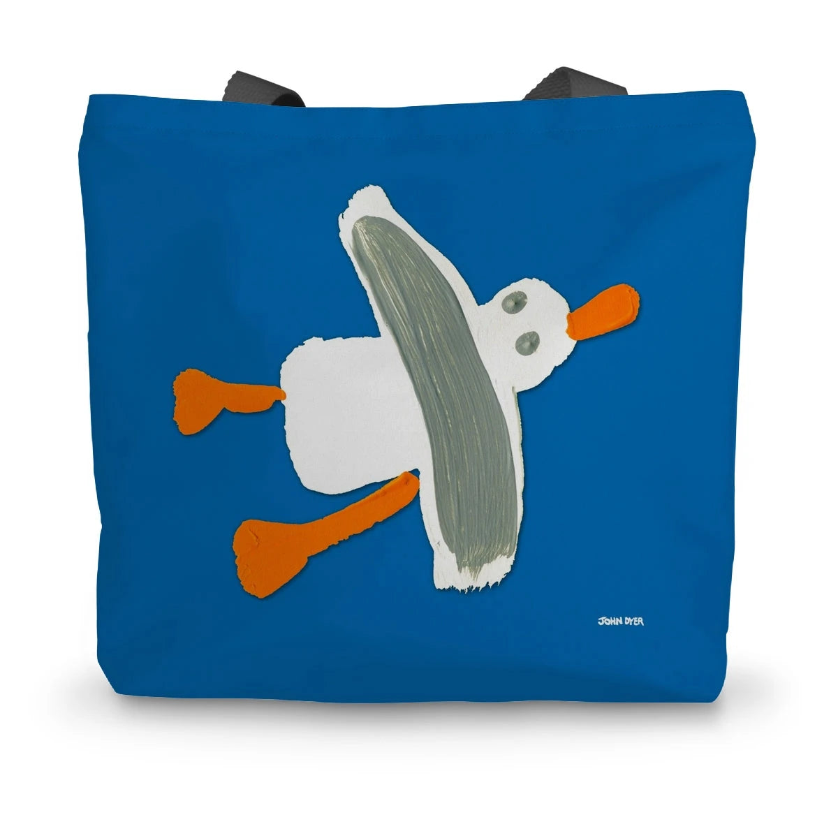 Cornish Seagull by John Dyer Blue Canvas Tote Bag John Dyer