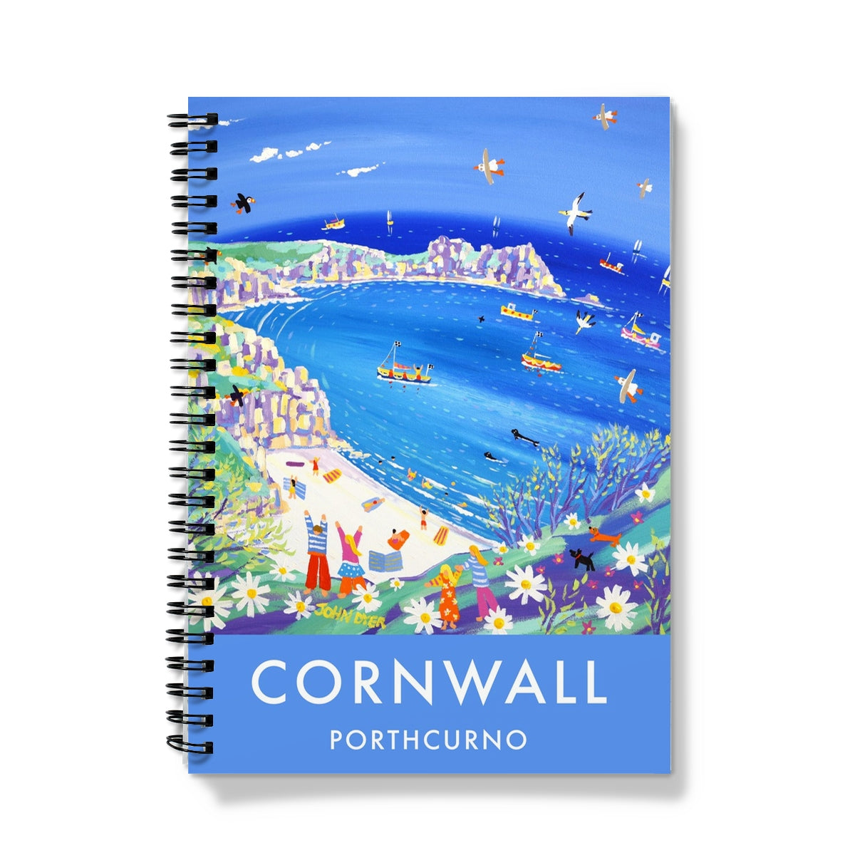 Porthcurno Beach, Cornish Contemporary Art Notebook by John Dyer