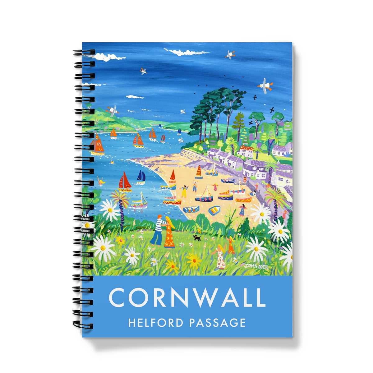 Helford Passage. Cornish Contemporary Art Notebook by John Dyer