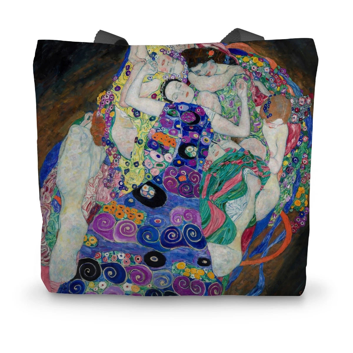 The Maiden by Gustav Klimt. Classic Art Canvas Tote Bag Gustav Klimt