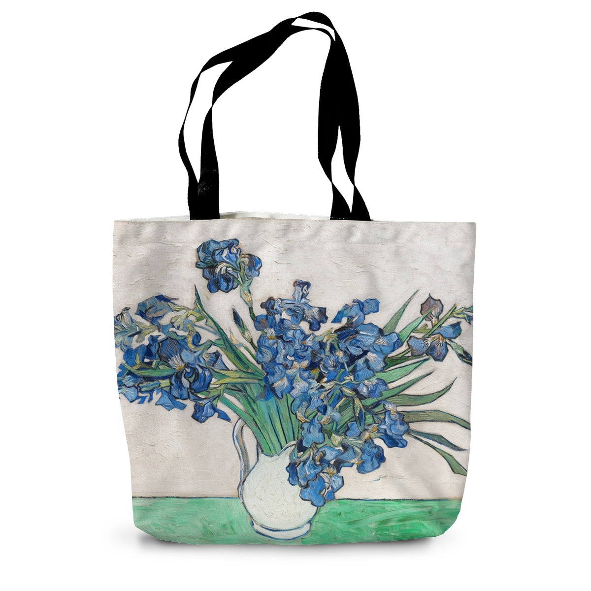 Irises by Vincent Van Gogh. Classic Art Canvas Tote Bag