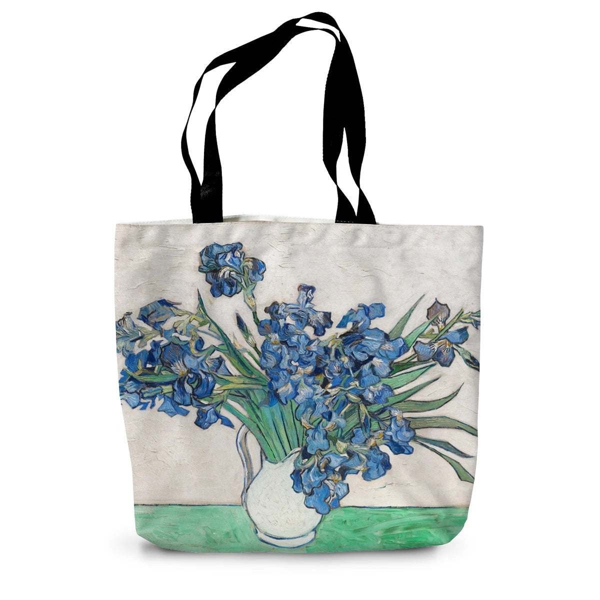 Irises by Vincent Van Gogh. Classic Art Canvas Tote Bag Vincent Van Gogh