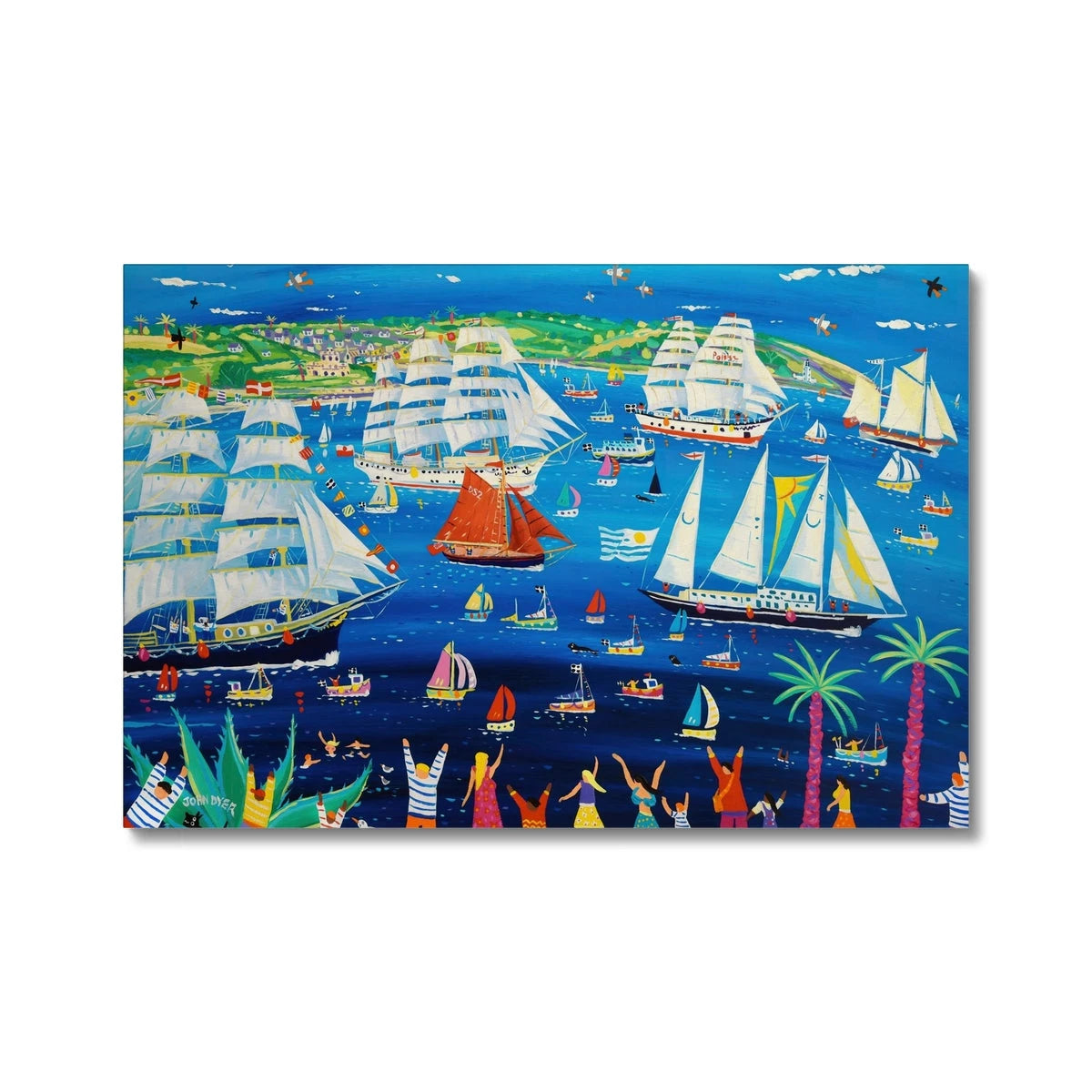 Canvas Art Print for the Falmouth Tall Ships Races 2023 by John Dyer