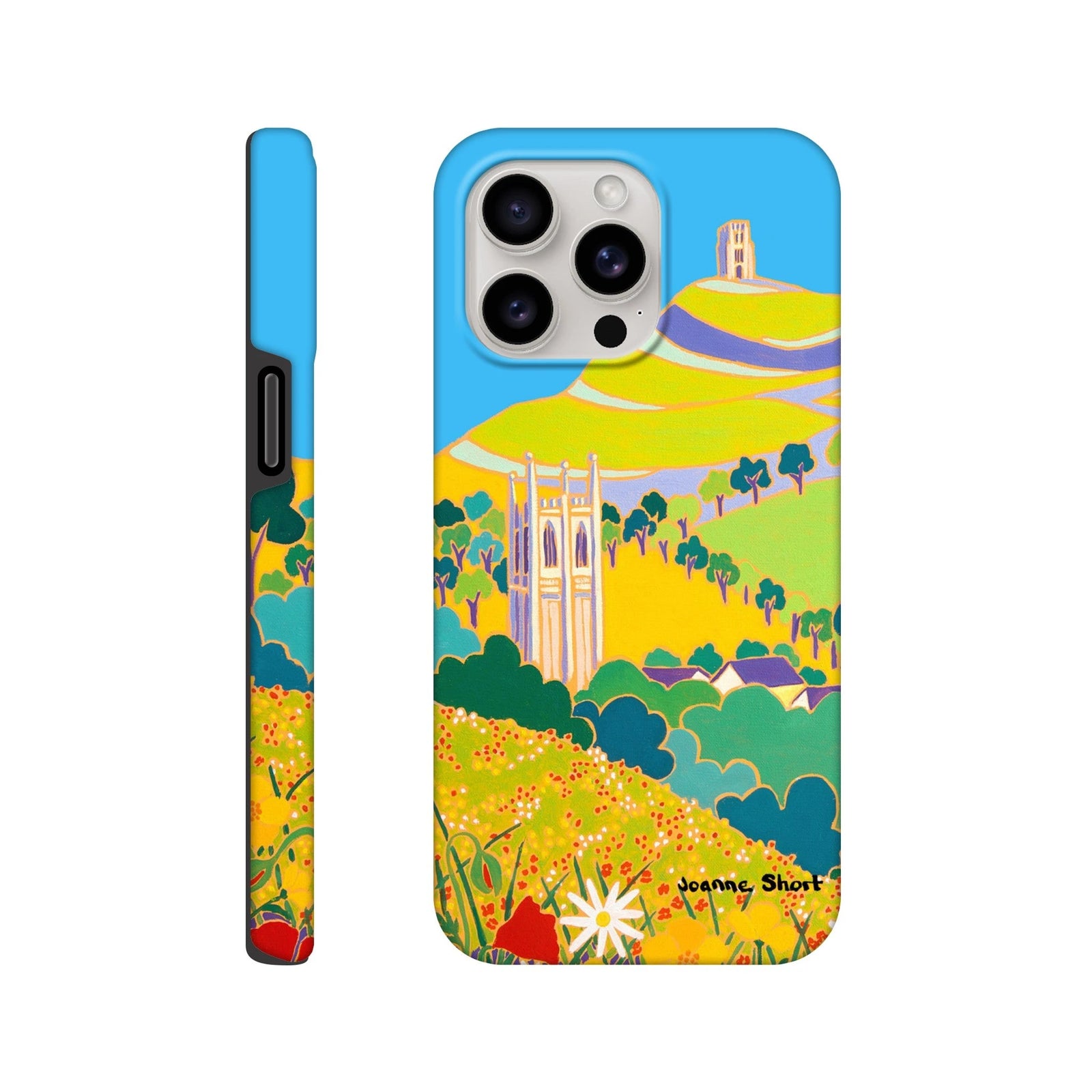 Tough Art Phone Case. Glastonbury Tor, Somerset. British Artist Joanne Short. Joanne Short