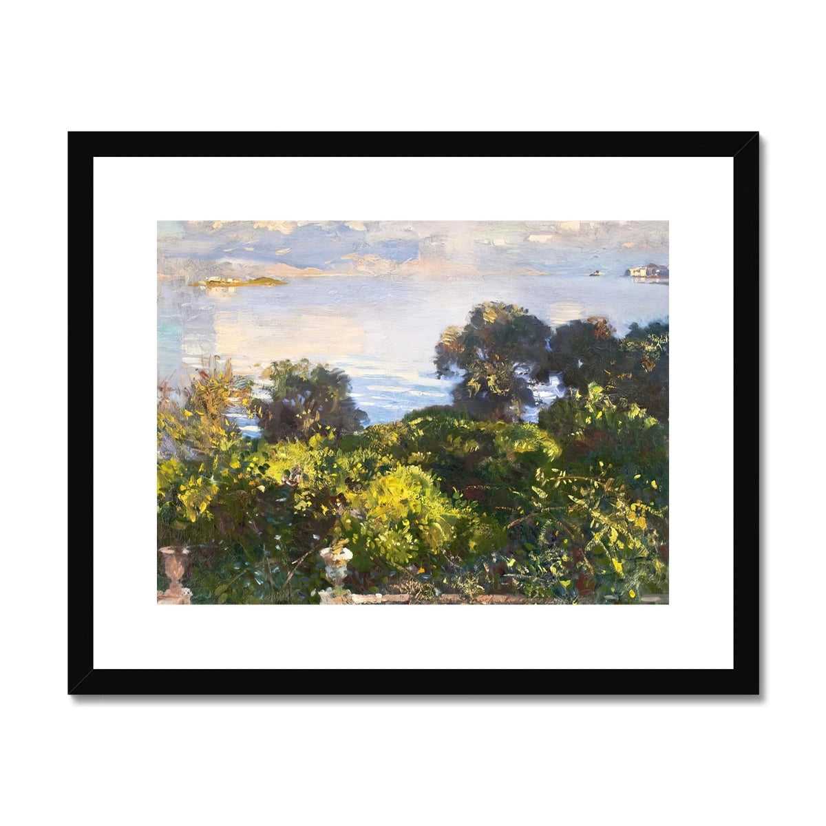 Oranges at Corfu by John Singer Sargent (1909). Greece Artwork Framed Open Edition Art Print. Greek Art Gallery Historic Art Print John Singer Sargent