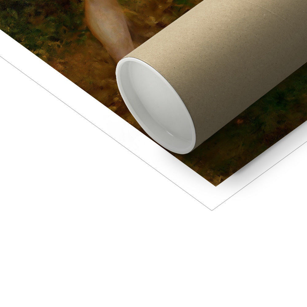 Henry Scott Tuke Open Edition Art Print. A Woodland Bather. Art Gallery Historic Art