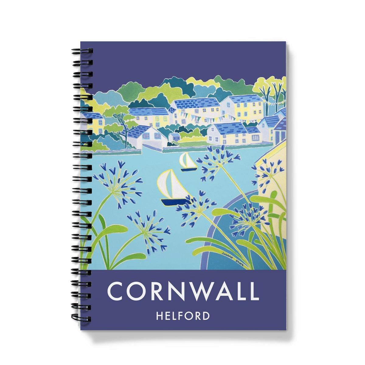 Helford Village Contemporary Art Notebook by Joanne Short