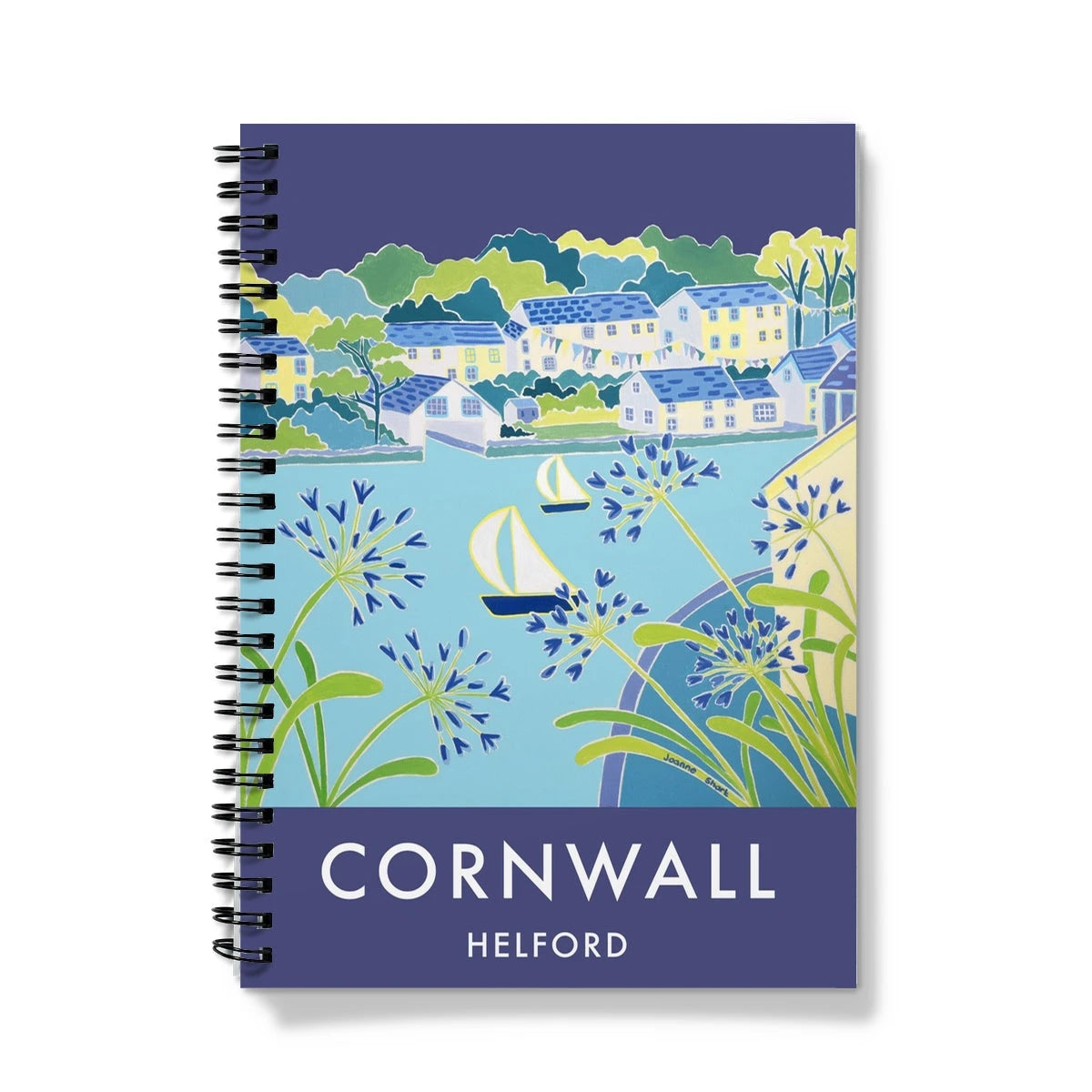 Helford Village Contemporary Art Notebook by Joanne Short