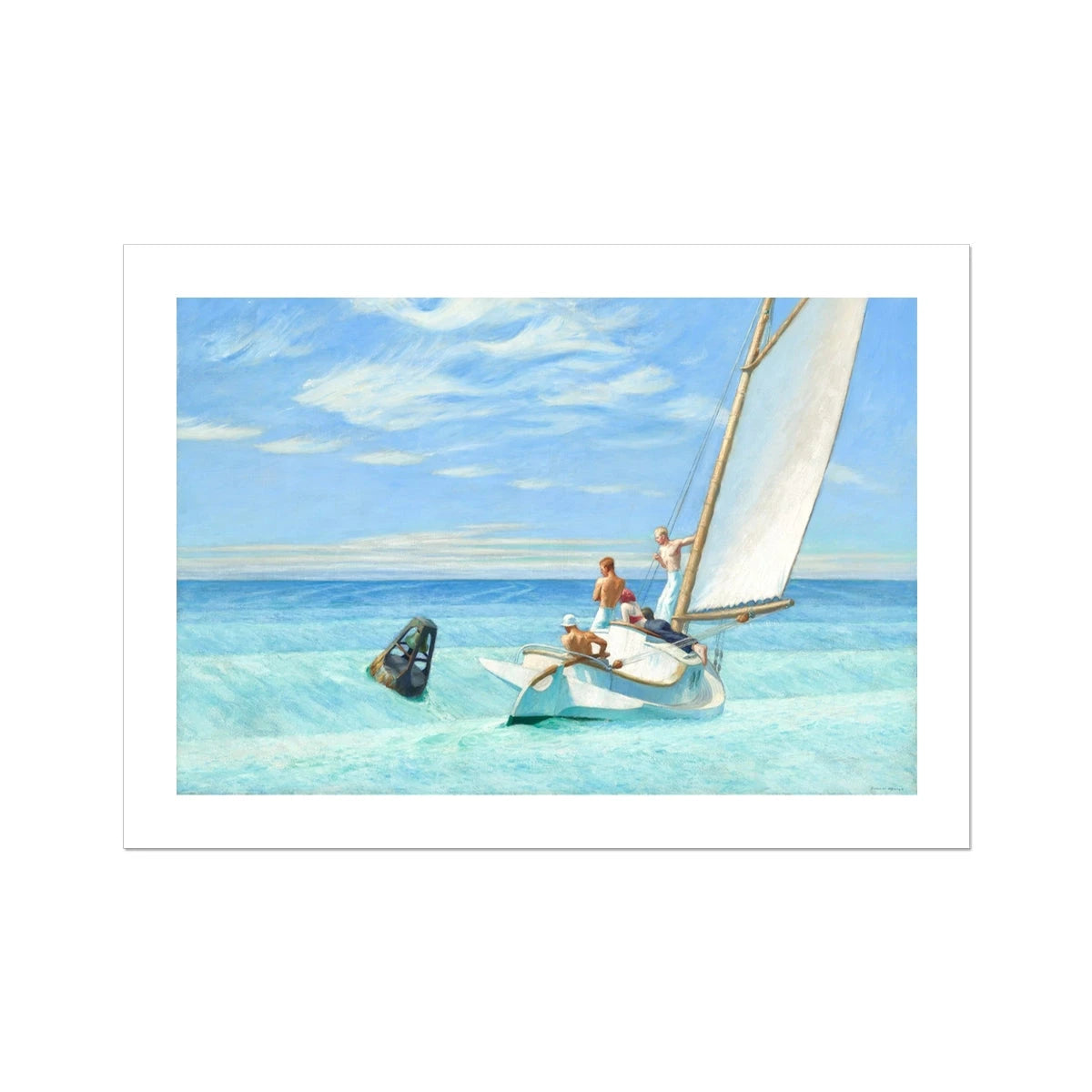 Ground Swell, by Edward Hopper. Open Edition Fine Art Print. Historic Art Edward Hopper