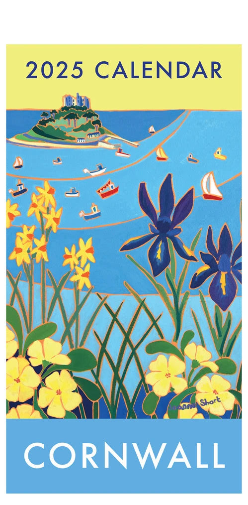 Calendar 2025. Cornwall Art Calendar by Cornish Artist John Dyer. UK Dates & Holidays.Cornwall Art Calendar by Artists John Dyer & Joanne Short. UK Dates and Holidays Joanne Short
