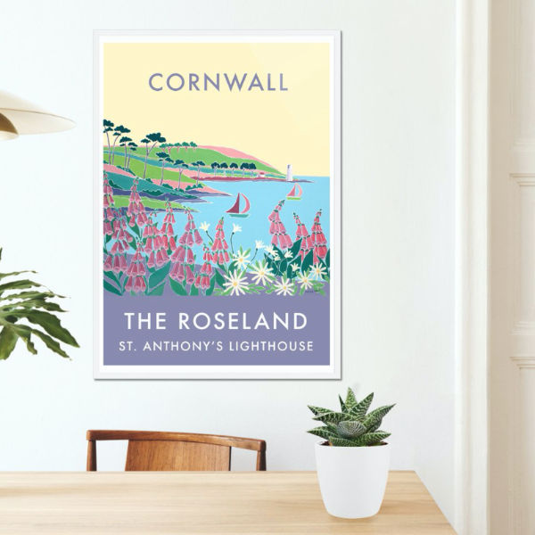 Cornwall coastal wall art Poster prints to buy online. Cornish Prints