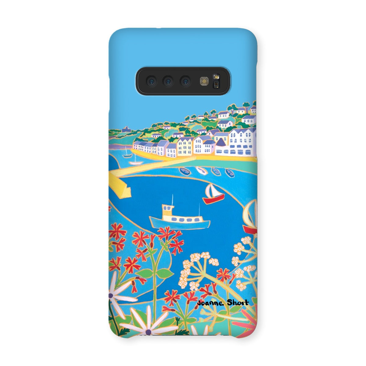 Snap Art Phone Case. St Mawes. Artist Joanne Short. Cornwall Art Gallery