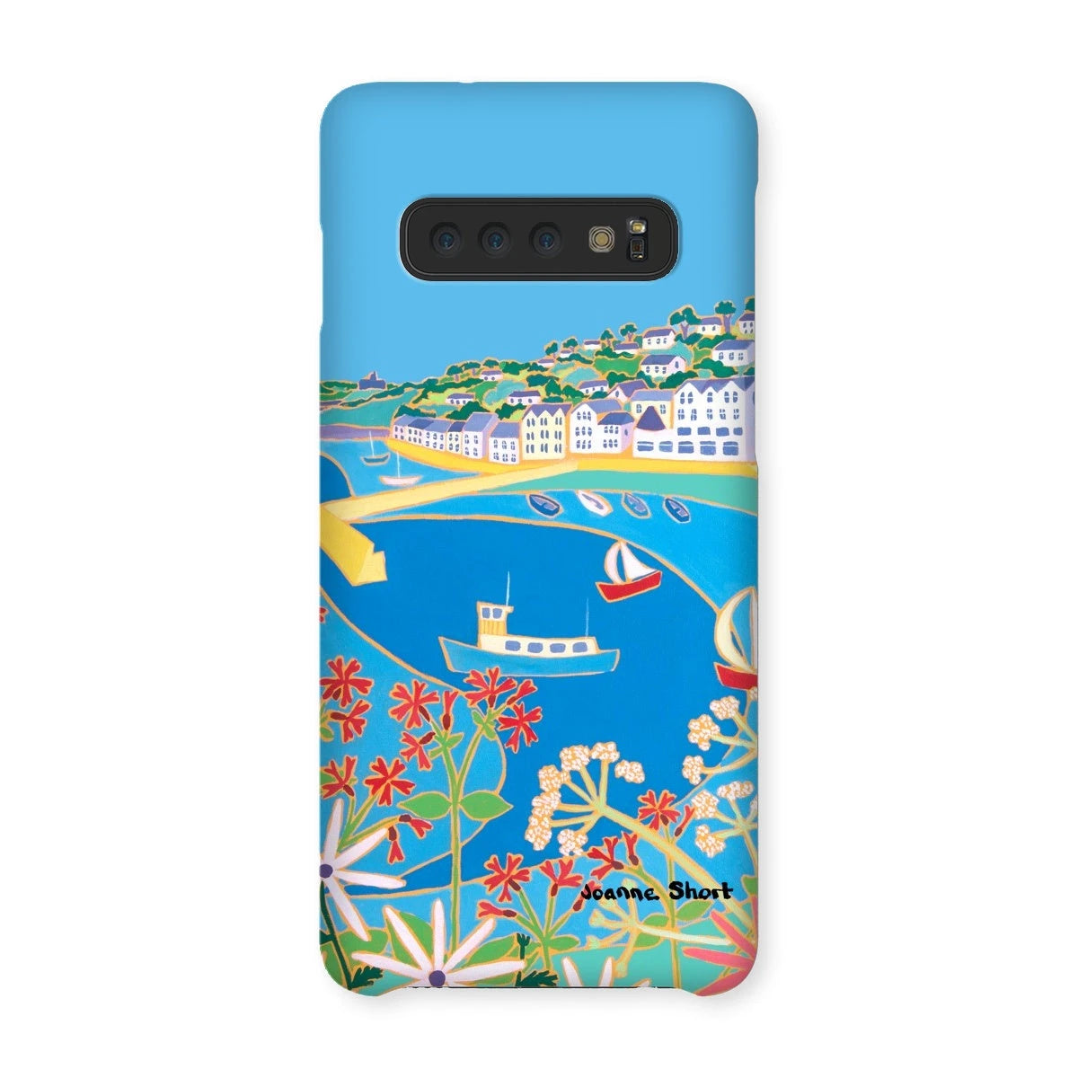 Snap Art Phone Case. St Mawes. Artist Joanne Short. Cornwall Art Gallery Joanne Short