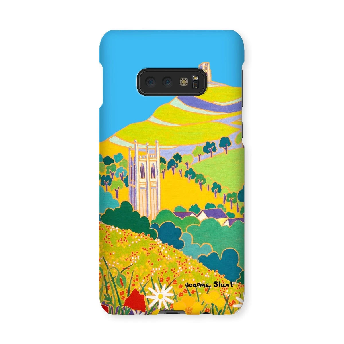 Snap Art Phone Case. Glastonbury Tor, Somerset. Artist Joanne Short. Joanne Short