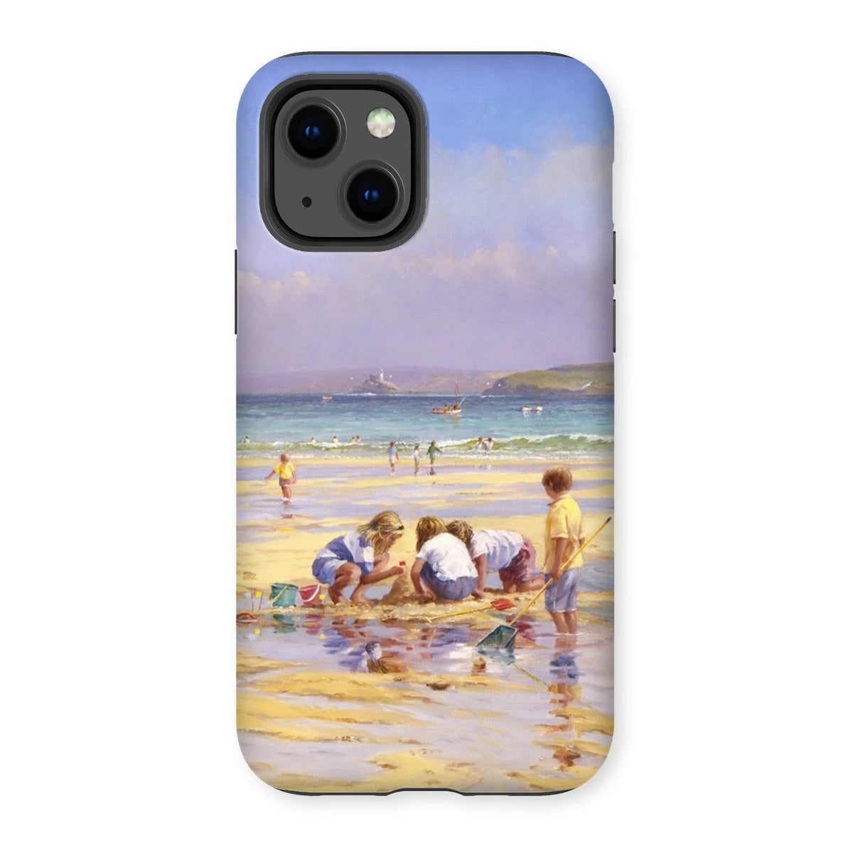 Tough Art Phone Case. 'Summer Days, St Ives'. Artist Ted Dyer. Cornwall Art Gallery Ted Dyer