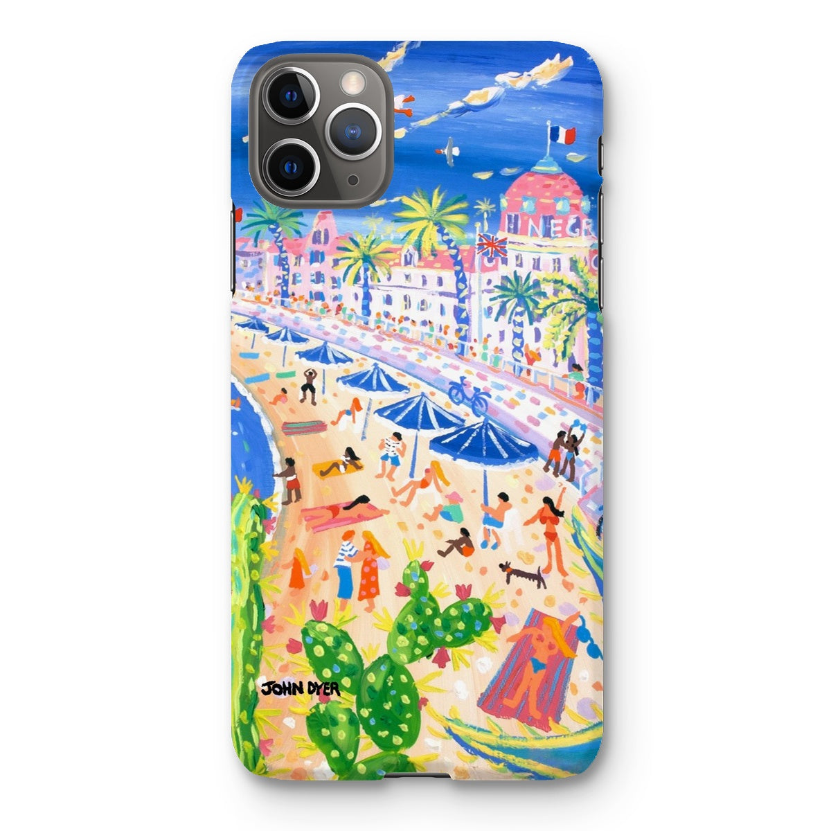 Snap Art Phone Case. Nice, South of France. Artist John Dyer. French Art Gallery John Dyer