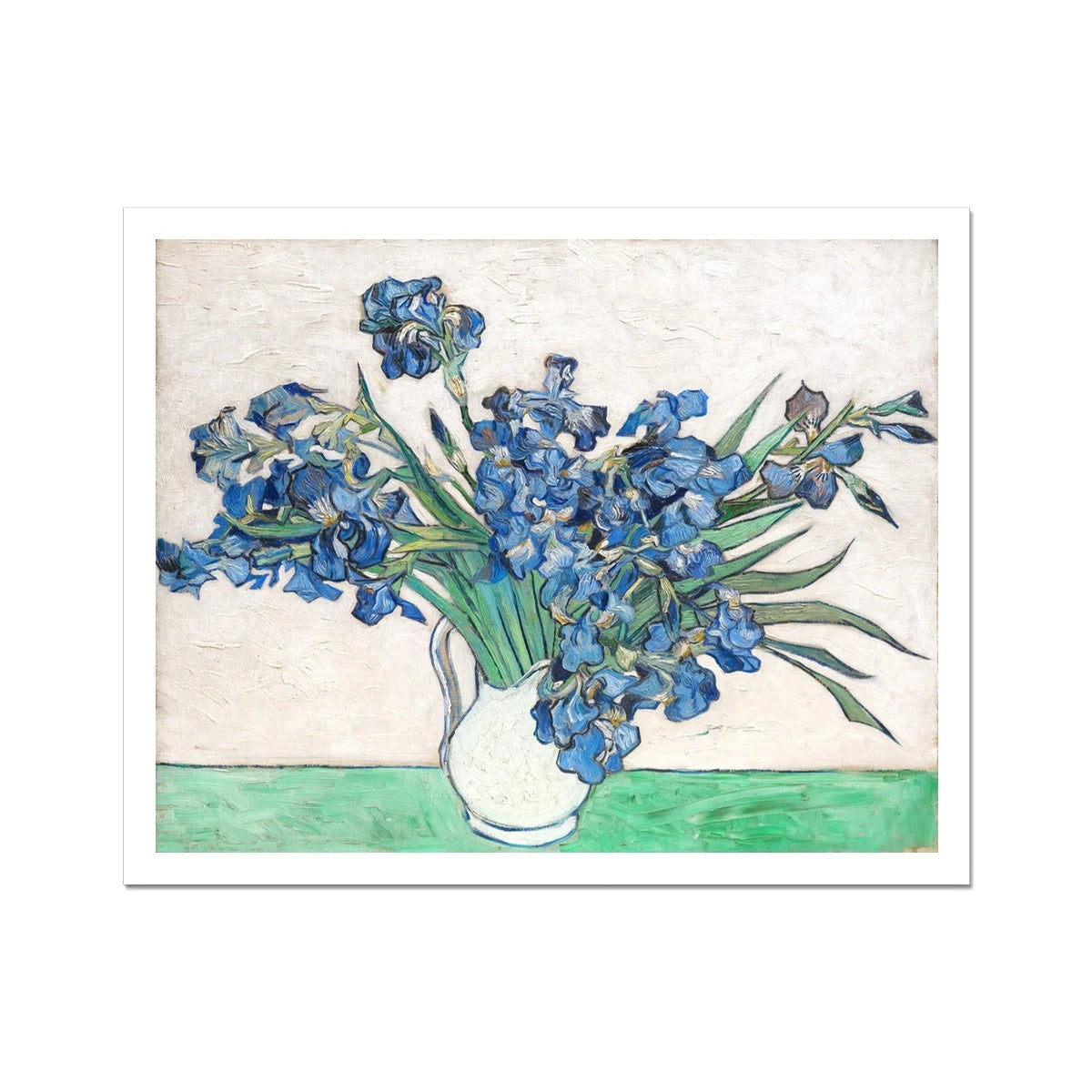 'Irises'. Garden Flowers. By Vincent Van Gogh. Open Edition Fine Art Print. Art Gallery Historic Art Vincent Van Gogh