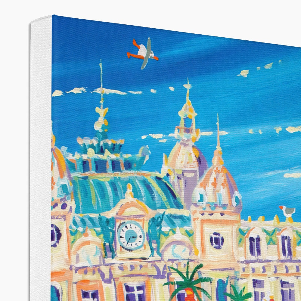 Casino Cuddle, Monte-Carlo, Monaco. Canvas Art Print by John Dyer