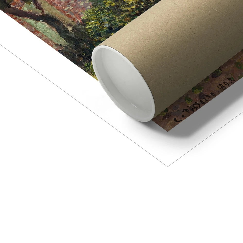 'The Artist’s Garden at Eragny' by Camille Pissarro. Open Edition Fine Art Print. Historic Art Camille Pissarro